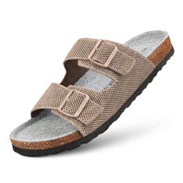 Giesswein Merino Slides жіночі - Шльопанці з ергономічною устілкою з корку - Комфортні сандалі з регульованими ремінцями з ажурного трикотажу - Домашні капці з мериносовою устілкою 39 EU Sandmelé