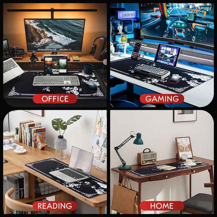 Mauspad EFISH B20 XXL - 800x300 мм, водонепроникний, для ПК, MacBook, Laptop