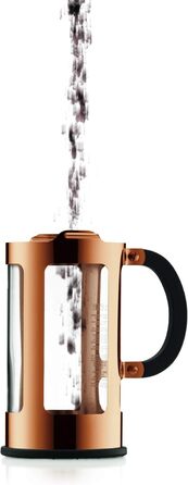 Френч-прес Bodum CHAMBORD 1 л, мідний, з нержавіючої сталі, із захистом від проливання