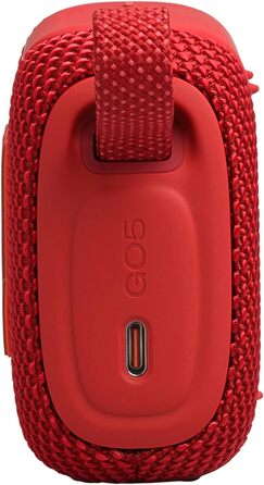 JBL Go 5: Портативна Bluetooth колонка, червоний колір - потужний звук, водонепроникність, до 10 годин роботи
