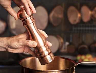 Перцемолка PEUGEOT Paris Chef u'Select 22 см, нержавіюча сталь, 6 режимів помолу, мідний колір