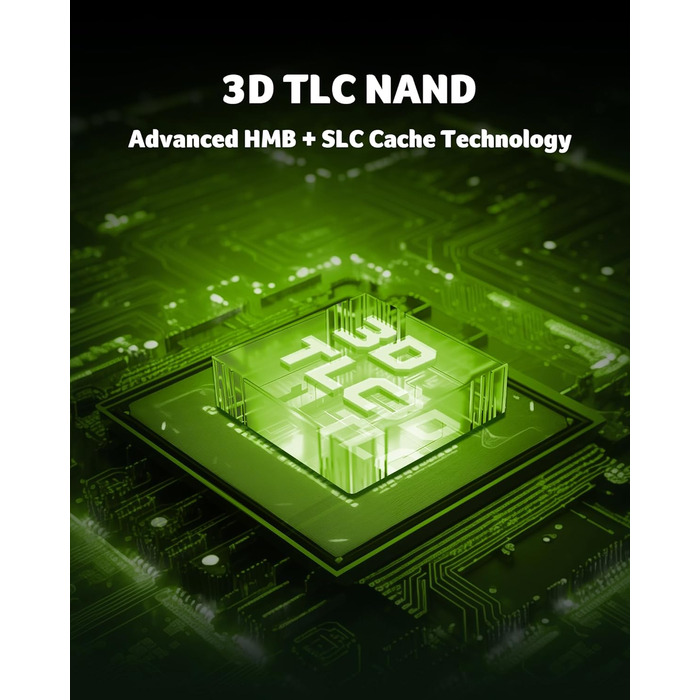 SSD Acer FA200 PCIe 4.0 NVMe 512GB: швидкість до 7200 МБ/с, M.2 2280, Gen4x4, HMB, SLC, для ноутбука/ПК/геймінгу, сумісний з PS5