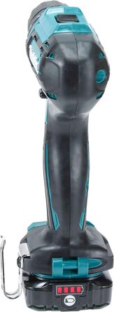 Акумуляторний ударний дриль-шурупокрут Makita HP333DSAX1 12V, 2.0 Ah, 2 акумулятори + зарядний пристрій у транспортному кейсі, 4.785 KG, блакитний