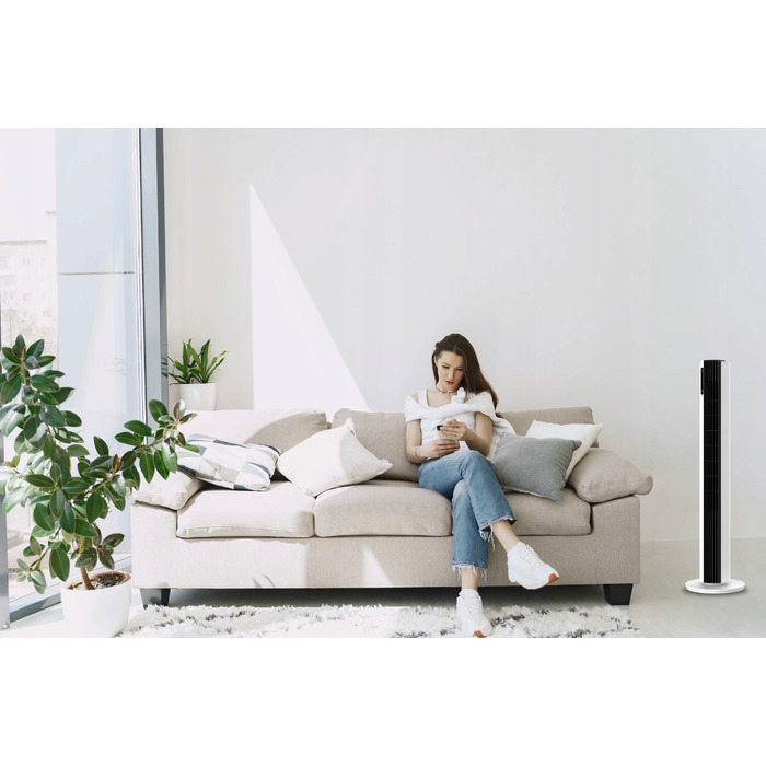 Колонний вентилятор Climative Pure Air Plasma TF-43ELWBP, білий