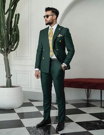 Краватка з візерунком пейслі для чоловіків DiBanGu, шовкова краватка та нагрудна хустинка, затискач для краватки, манжетні кнопки, для весілля та випускного