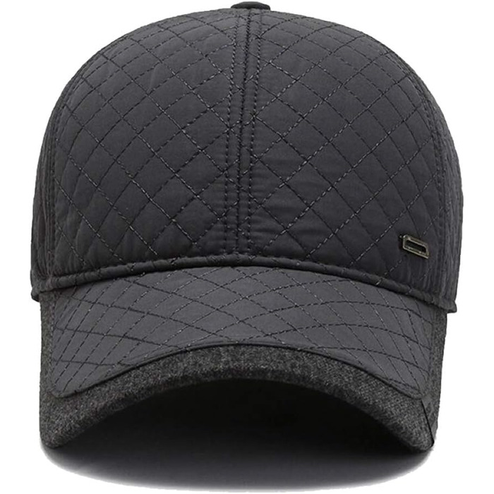 Спортивна зимова бейсболка з відкидною часткою для чоловіків. Шкіряна шапка з навушниками, зимова шапка, кепка, універсальний розмір, сірий колір