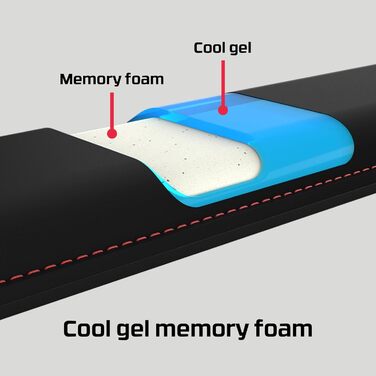 Підкладка для миші HyperX Handballenauflage – охолоджуючий гель, Memory Foam – нековзна, міні