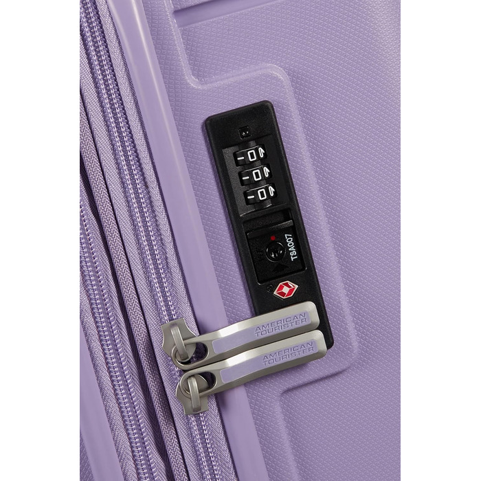 American Tourister Sunside Spider, Noir (Black), Spinner L (77 cm - 118 L), Spinner L expandable (77 cm - 118 L) (Lila (Lavender Purple), M (67.5 cm - 72.5/83.5 L))