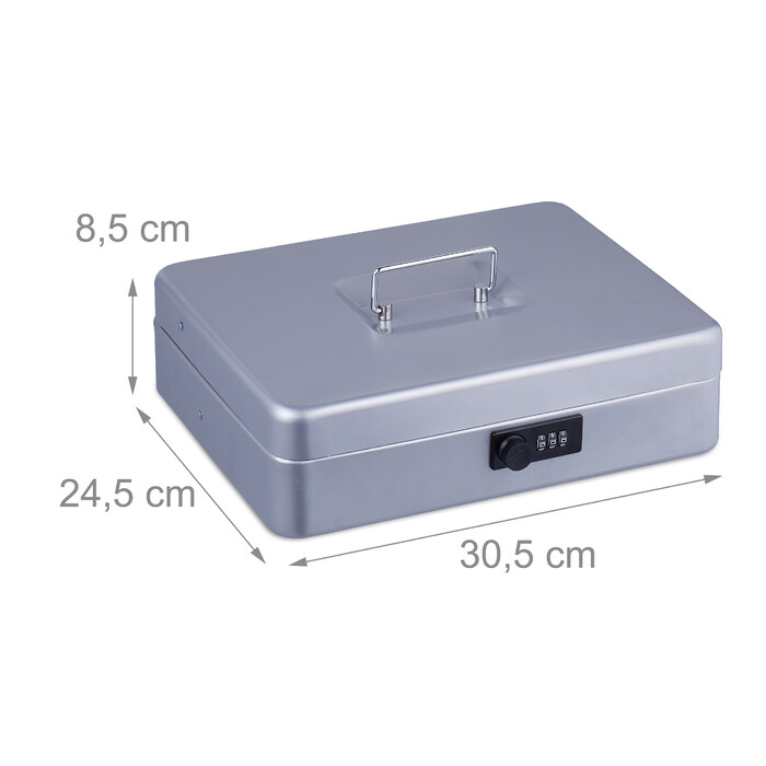 Relaxdays Combination Lock Cash Box