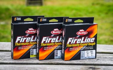 Плетена рибальська ліска Berkley FireLine Fused Original 8-жильна, надміцна та зносостійка, для делікатної ловлі, 0,10 мм, 6,2 кг, 300 м, димчаста