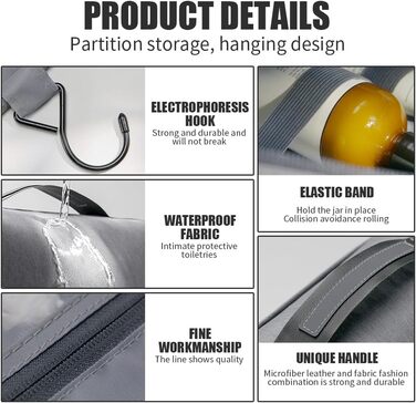 Кришталева сумка-органайзер для косметики та аксесуарів Beige (Greyx) - для жінок та дівчат