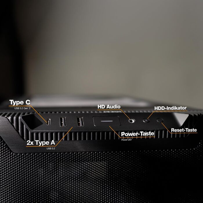 Корпус для ПК be quiet! Pure Base 501 Airflow Black з 2 вентиляторами Pure Wings 3 140mm PWM, USB 3.2 Gen 2 Type C