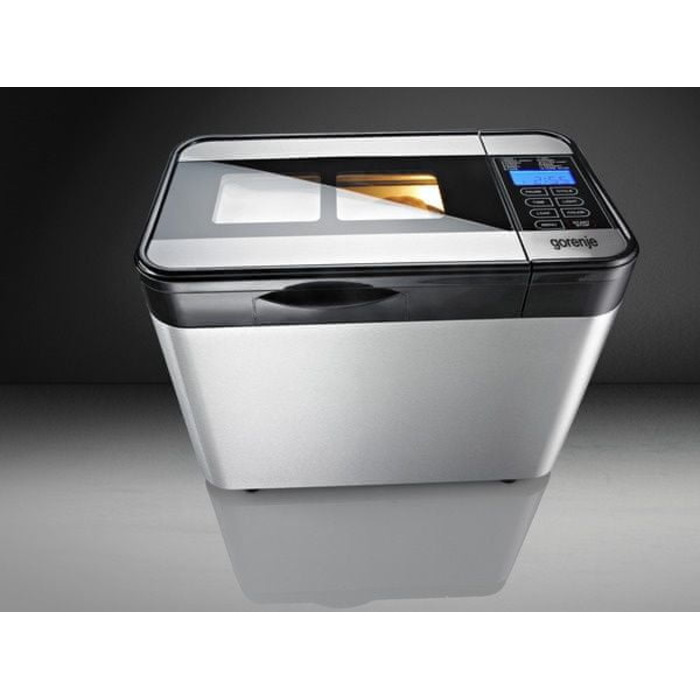 Хлібопічка Gorenje BM1400E, сріблястий/сірий, 815 Вт