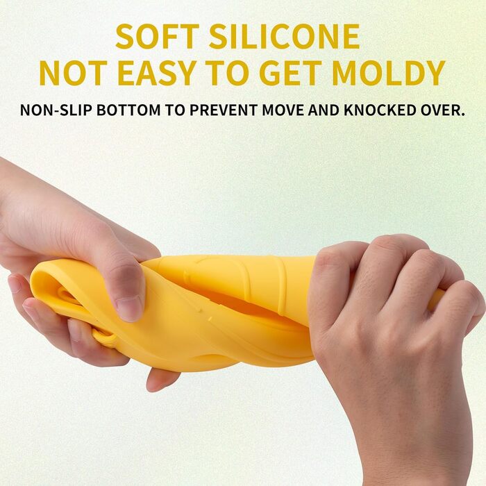 Складаний миска для води для собак SLSON, витокозахисний, портативний, для подорожей на авто, персиково-рожевий (жовтий)