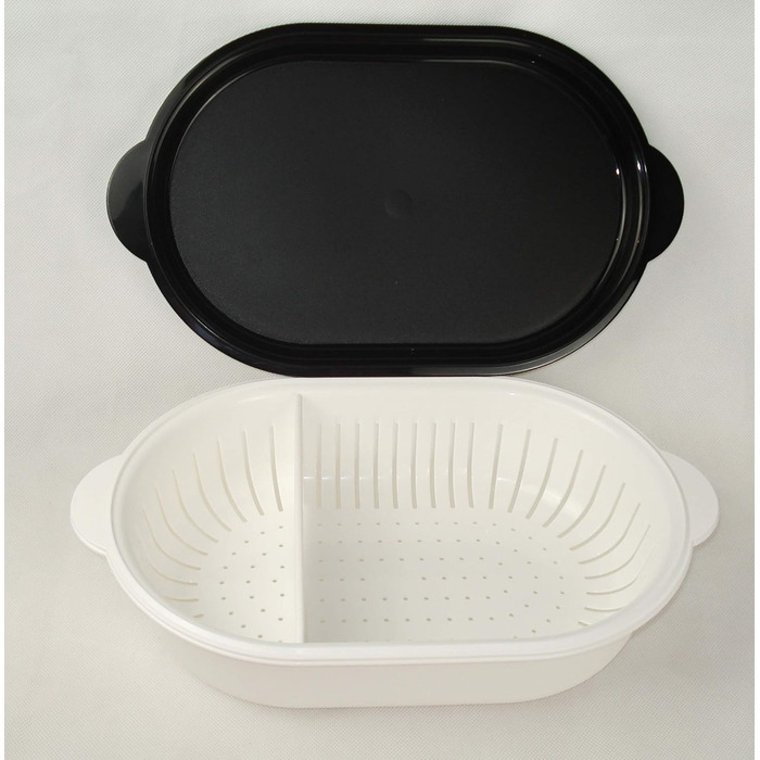 Друшляк Tupperware Super Servierstar 4 л з кришкою, чорний