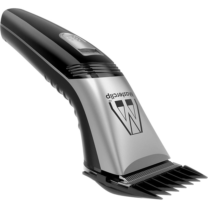 Машинка для стрижки шерсті собак Masterclip - тиха, професійна, бездротова, акумуляторна, для собак, котів та інших тварин (срібна)