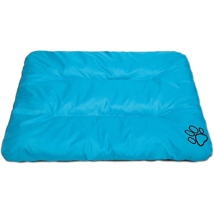 Килимок для собак, лежанка для собак великих, середніх та малих порід - вологостійкий, м'який, з піною, для вулиці та дому - 90x60x8 см, блакитний
