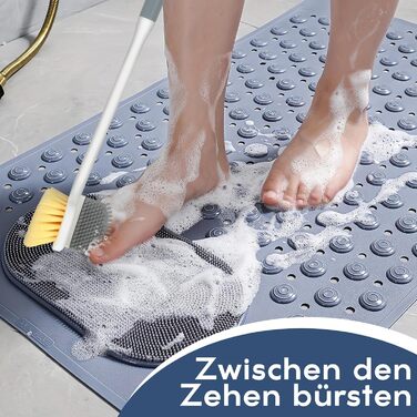 Щітка для ніг з довгою ручкою для душу, щітка для миття ніг, аксесуар для догляду за ногами для літніх людей