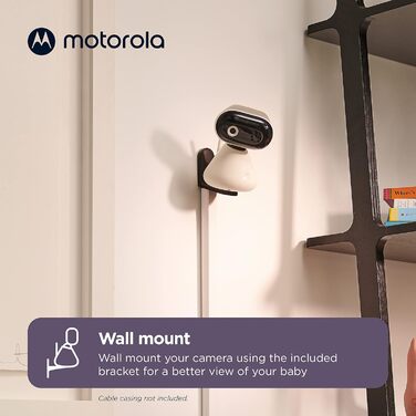 Дитячий відеомонітор Motorola Nursery VM 483 з камерою, інфрачервоним нічним баченням, функцією двостороннього зв'язку та цифровим зумом (PIP1000C EU)