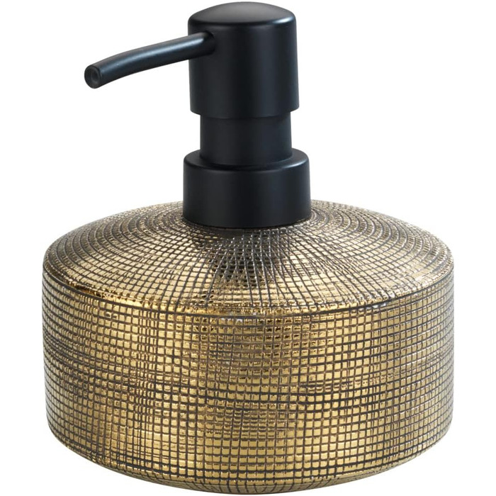 Дозатор для мила WENKO Rivara, керамічний, ручної роботи, 400 мл, золотий