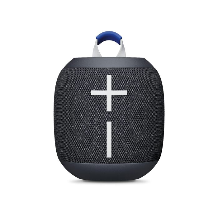 Ultimate Ears Wonderboom 4: Портативна водонепроникна Bluetooth колонка, чорна. З глибоким басом, 360° звук, захист від пилу, плаває. Радіус дії 40м
