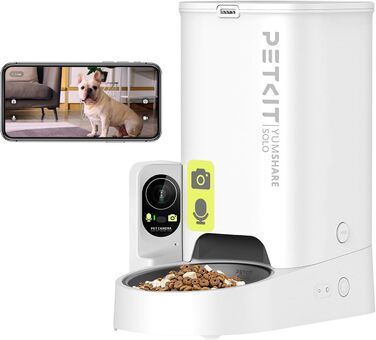 Автоматичний годівниця для котів та собак PETKIT з камерою та WiFi, 3L, програмування, 1-5 прийомів їжі