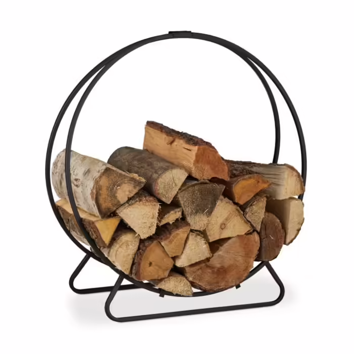 Relaxdays Round Firewood Rack