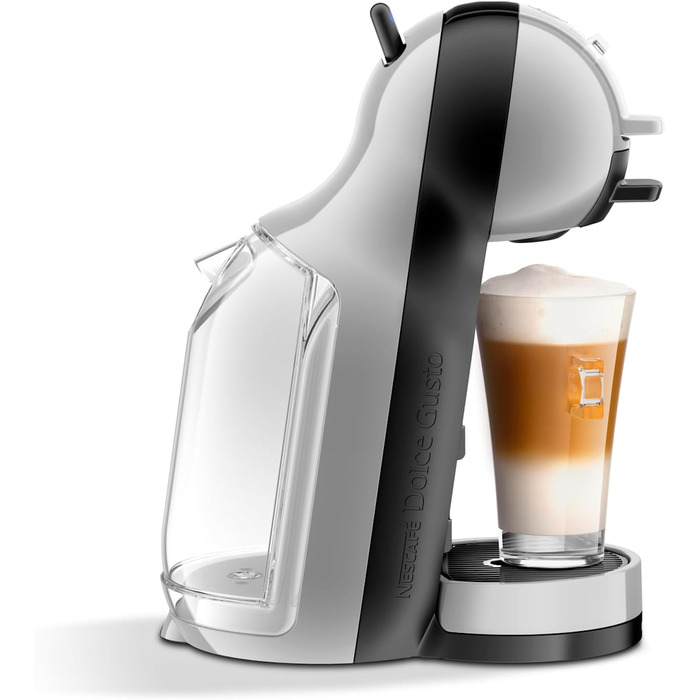 Кавомашина NESCAFÉ Dolce Gusto Mini Me від Krups, сірий колір Artic Grey, 15 Bar, 0,8 л резервуар, Eco-Mode