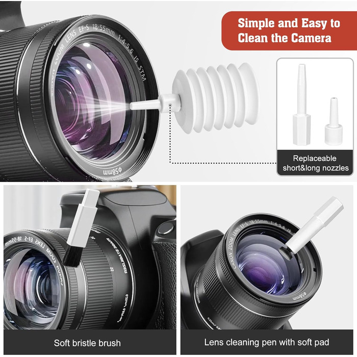 Набір для чищення техніки 20 в 1: ноутбук, клавіатура, мобільний, камера