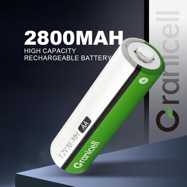 Зарядний пристрій AA + 4 x 2800mAh акумулятори AA 1.2V, NI-MH, заряджаються