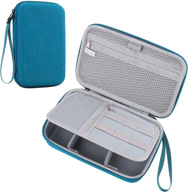 Органайзер для кабелів Teskyer, водонепроникний, жорсткий корпус, велика місткість, портативний, 14 x 22 x 6,5 см