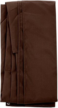 Mendler Replacement Canopy for Luxury Gazebo Awning HWC-A96, Parasol Cover Replacement Cover, 3x3m (Ø4.24m) Polyester 2.7kg - brown
