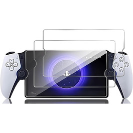 Захисне скло GIOPUEY для PlayStation Portal, 2 шт., прозоре, проти подряпин, олієстійке, висока прозорість, сумісне з чохлом