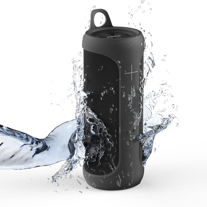 Hama Twin: Набір 2 Bluetooth колонок 30W, водонепроникні (IP67), чорні. Портативні, плавучі, до 10 годин роботи. True Wireless Stereo.
