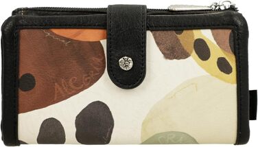 Anekke Alma RFID Wallet, Protection and Elegant Style, Spacious Compartments and Zipper, Dimensions: 18 x 10 x 2 cm, Wallets for Women, Multicolor
