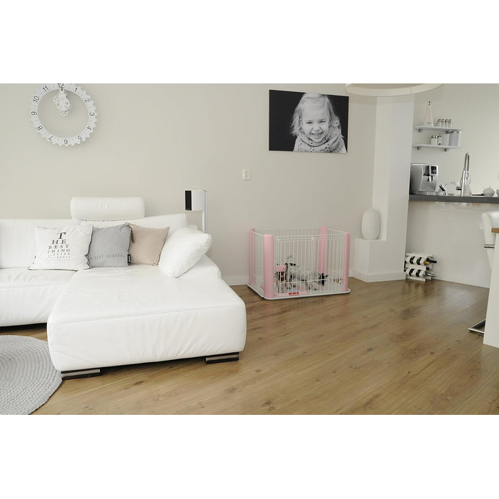 Вольєр для цуценят Iris Ohyama CLS-960 Rosa, 60 см, рожевий. Ідеально для собак та котів, для дому та вулиці