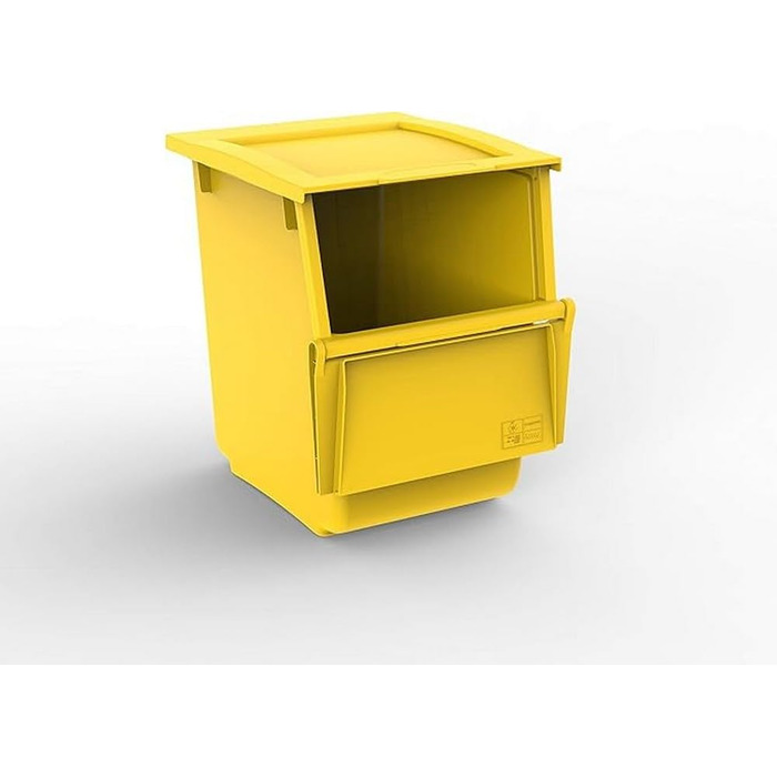 Шафа для сортування сміття Terry Ecocab 2, для приміщень та вулиці, 2 окремі відсіки, 68x39x88,7 см, синя