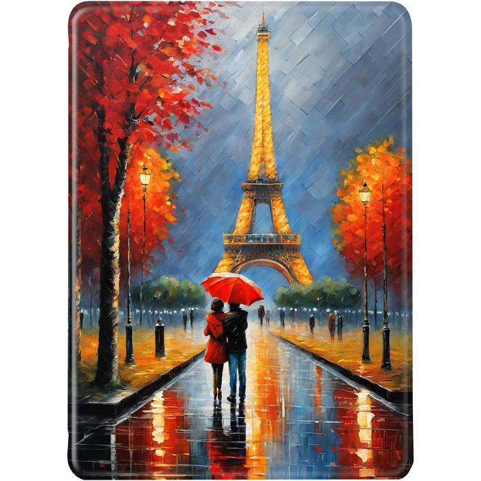 Чохол для Kindle Paperwhite 12-го покоління (2024) Flip з силікону, захисний чохол Kindle Colorsoft з автопробудженням, PU/TPU, чохол-книжка для читання, дитячий/жіночий дизайн, Signature Edition, 7 дюймів (колір 3)