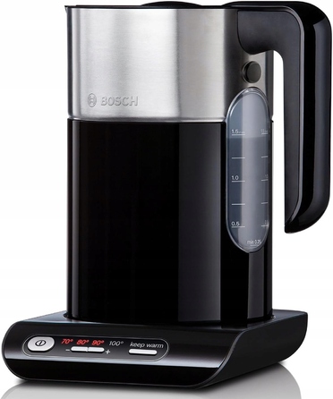 Електричний чайник Bosch TWK8613P, 2400 Вт, 1,5 л, чорний
