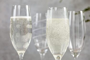 Набір келихів для шампанського Mikasa Cheers Kristall, 4 шт, 250 мл - келихи з оригінальним дизайном