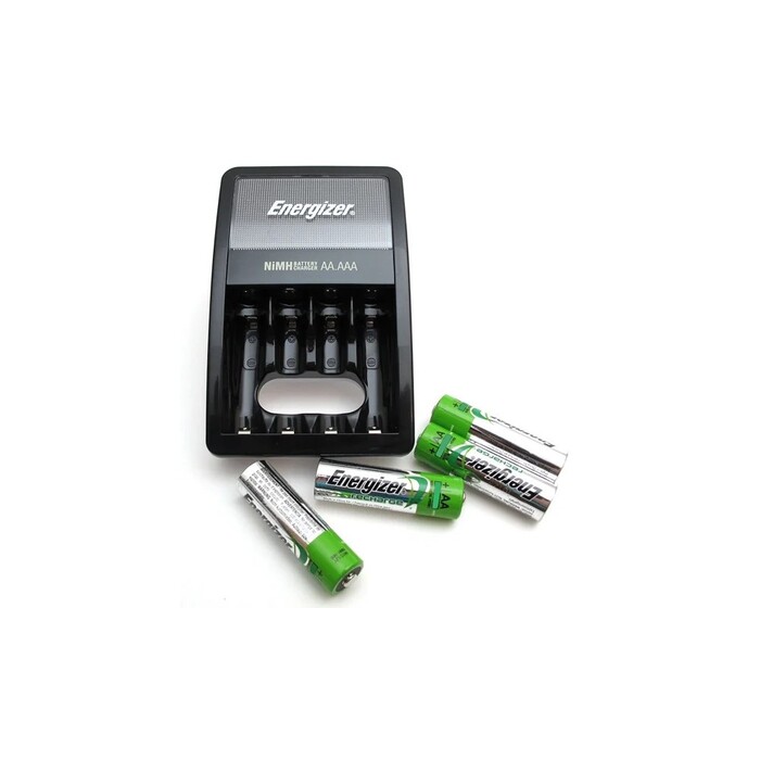 Зарядний пристрій Energizer для батарейок AAA R3 та AA R6 + 4 акумулятори AA 2000mAh