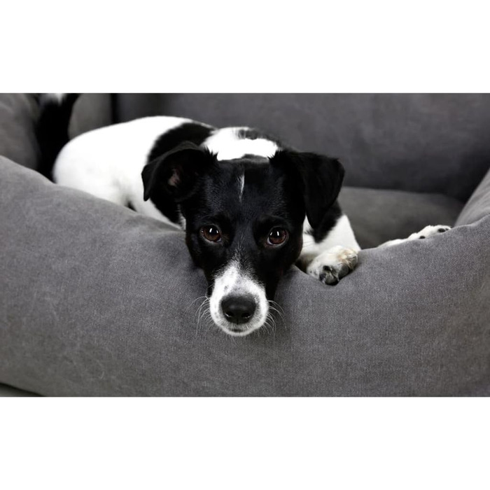 Ківш для домашніх тварин Kerbl Lucca сірий, (70x85 см), м'яке ліжко