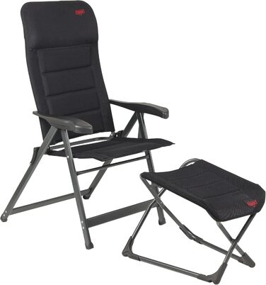 Кемпінговий стілець Crespo AP/237-AD-80, чорний, одинарний