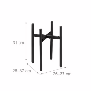 Relaxdays Adjustable Plant Stand 2-Piece Set
