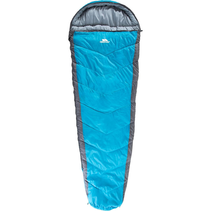 Спальний мішок Trespass Doze DREI на 3 сезони, 230x85x55 см, універсальний розмір, кобальтово-синій