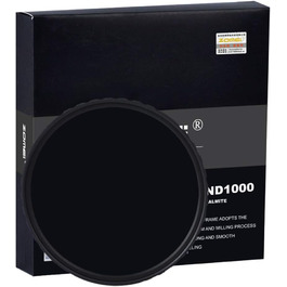 Фільтр Zomei ND1000, 82 мм, ультратонкий, 10 ступенів затемнення, Schott Glass