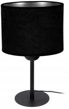 Настільна лампа Glimex LOFT, чорний, сріблястий, сірий, 60 Вт