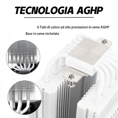 TR Peerless Assassin 120 SE ARGB - білий кулер для CPU з 6 heatpipes, 120 мм вентилятори, для AMD AM4 AM5/Intel 1700/1150/1151/1200