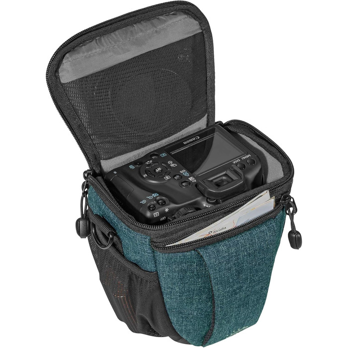 Захисний екран для камери PEDEA SLR сумісний з Olympus, Canon, Nikon, Panasonic (Розмір M, Petrol)