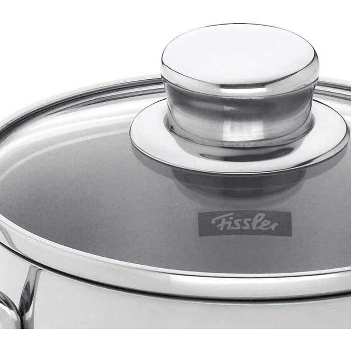 Fissler Häppchen / Mini-Cookware Pot (Ø 12cm, 0.5 L) Stainless Steel Pot, Snack Pot, with Glass Lid, Induction-Suitable (14 cm)